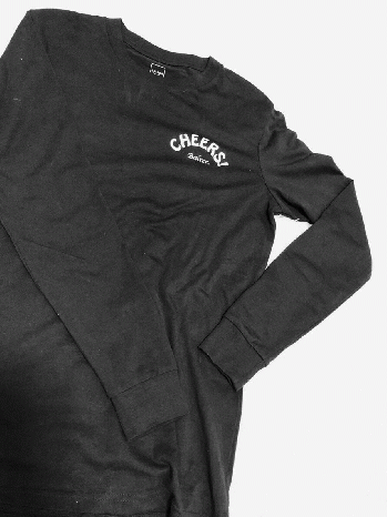 CHEERS LONG SLEEVE BLACK