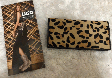 YEN WALLET LEOPARD COW/HOUSE